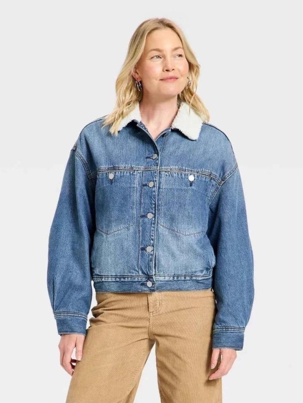 Women Bubble Denim Jacket - Universal